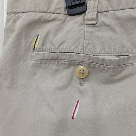 Tommy Hilfiger Shorts Men's Bermuda Size 38 Beige - Picture 9 of 12